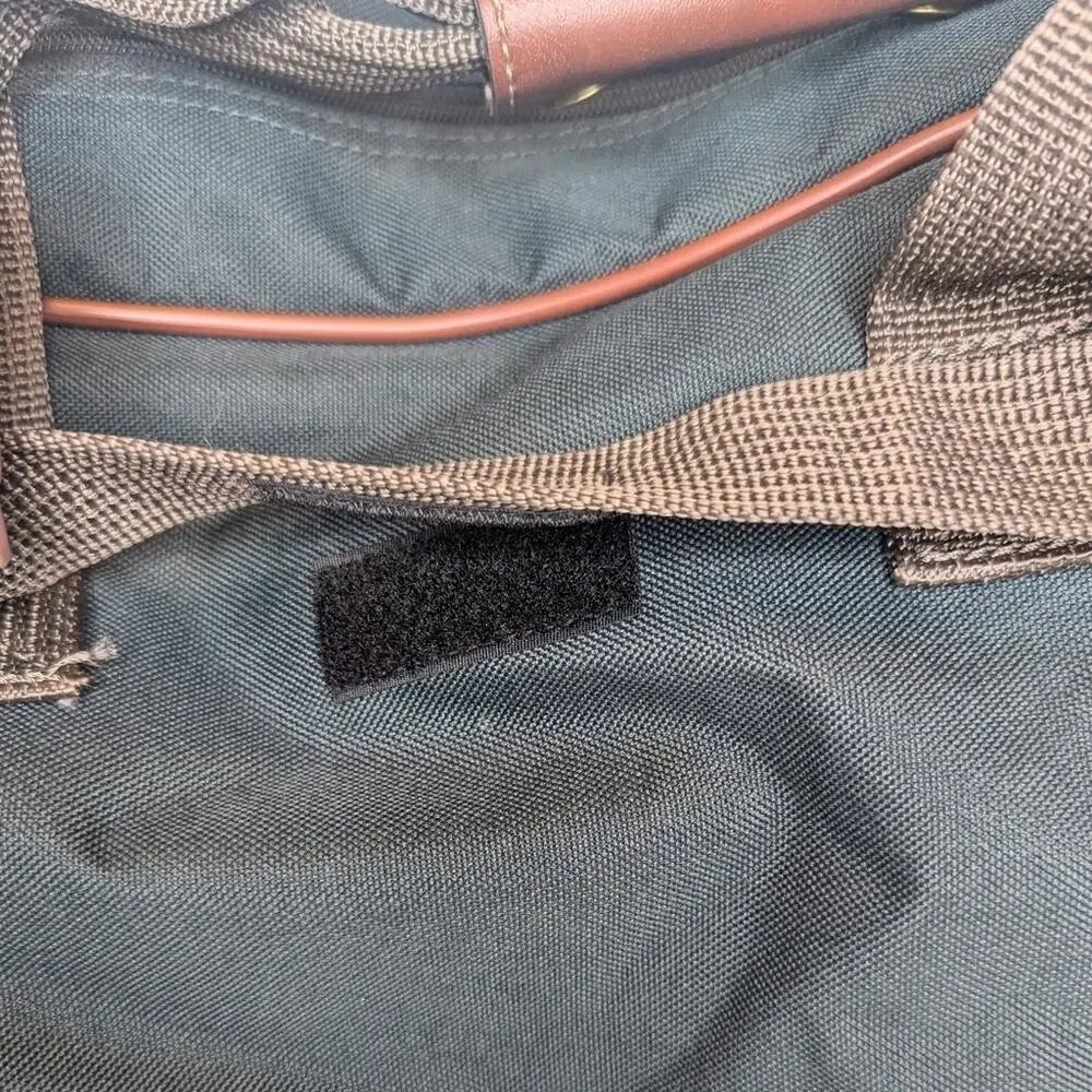 Ricardo Beverly Hills green canvas bag duffel carry-on overnight weekender